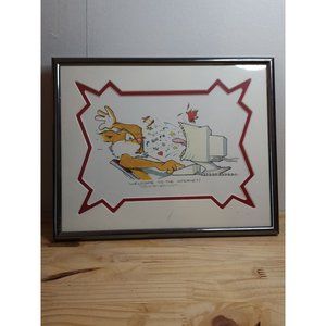 Vintage Robert Marble - "Welcome to the Internet” Cartoon Lithograph New Signed